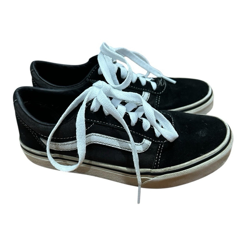 VANS Old Skool Sneakers Youth 3 Black White Classic Low Cut Skater Shoes